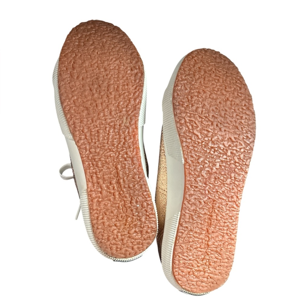 Superga Women’s Metallic Rose Gold Sneakers Size 6.5 - Picture 6 of 6